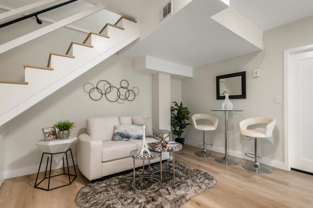 Finished basement remodel