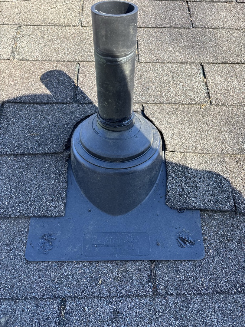 Pipe Boot Replacement Detail Pipe boot replacement roof repair - Rooftops Unlimited