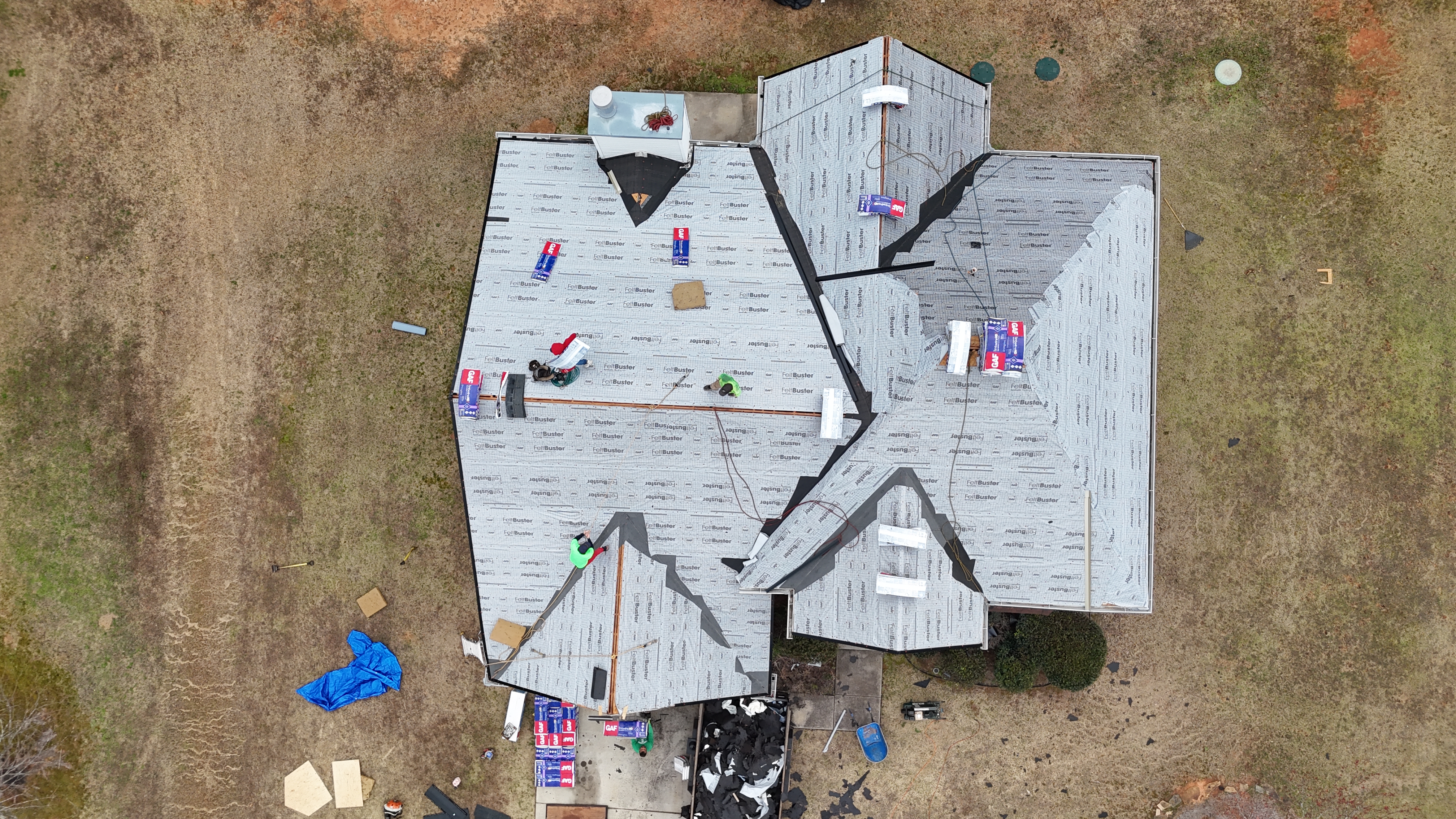 Real residential roof replacement project completed by our expert roofing contractors in Lovejoy, GA Real residential roof replacement project completed by our expert roofing contractors in Lovejoy, GA