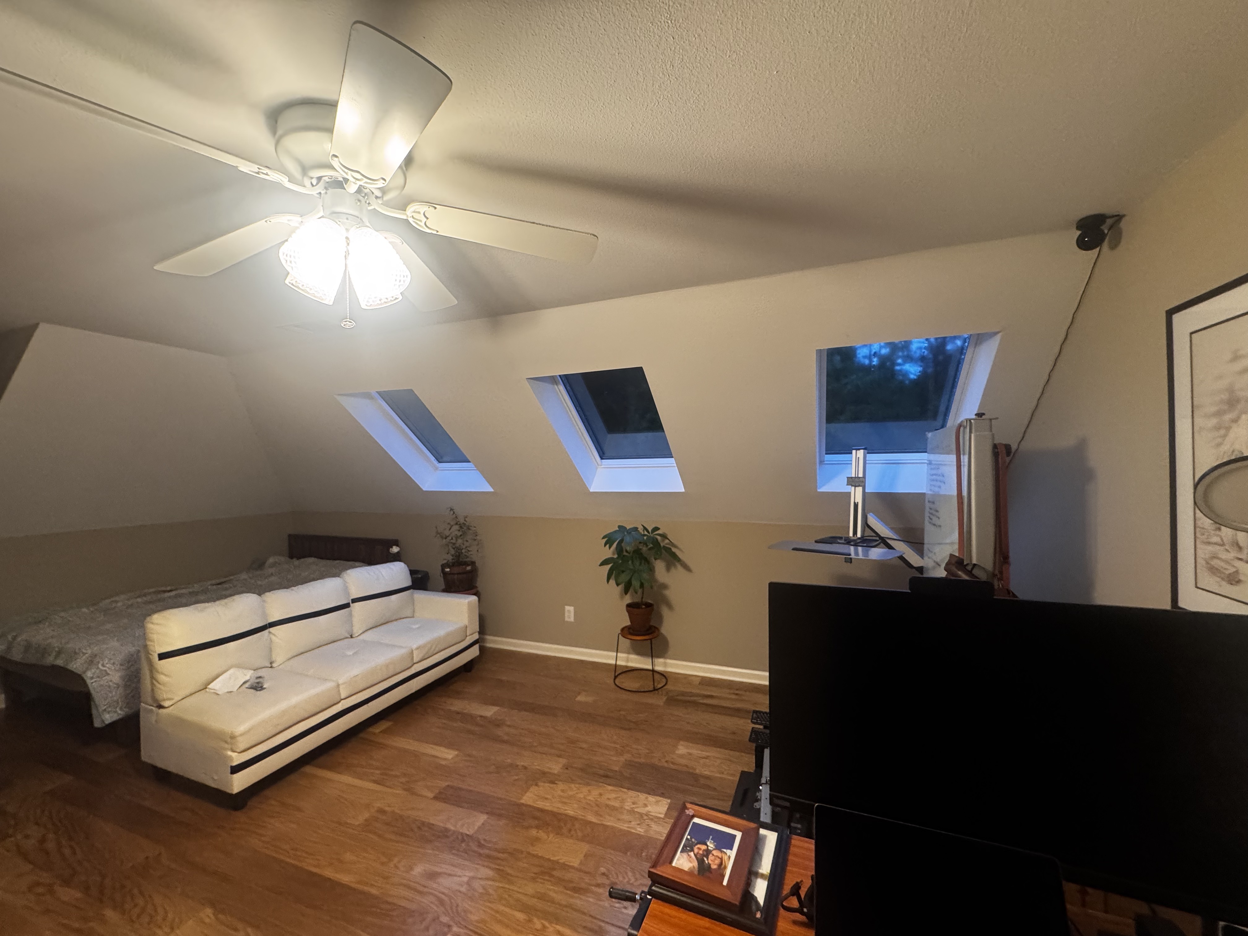Premium Velux skylight installation bringing natural light into a modern home