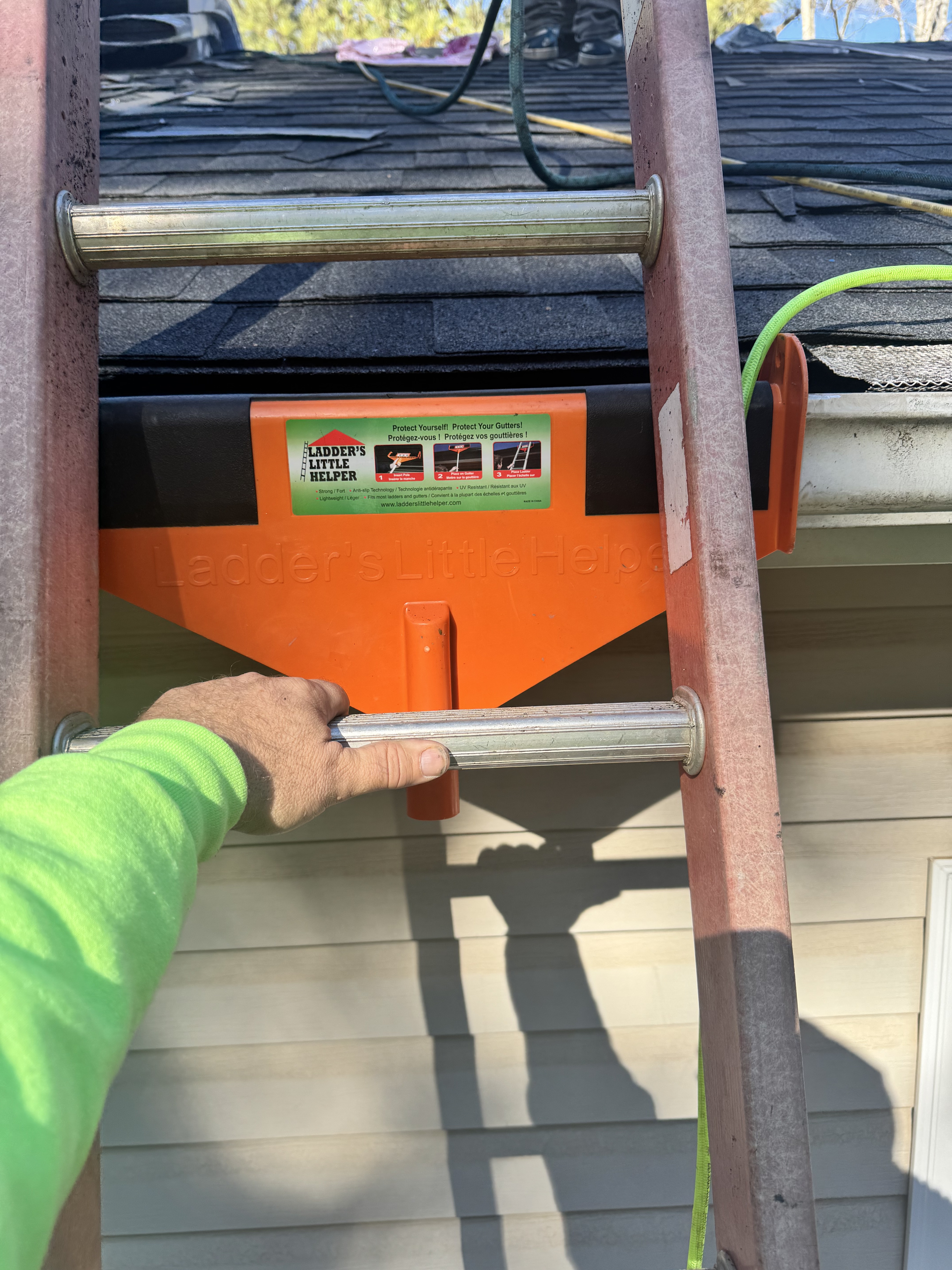 LeafBlaster Pro stainless steel micro-mesh gutter guard installation