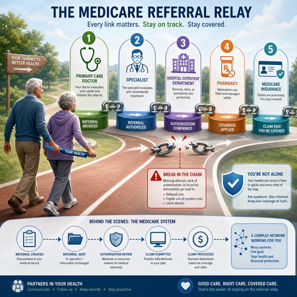 The 2026 Medicare Referral Relay Risk Hidden Between Primary Care Specialists And Plans