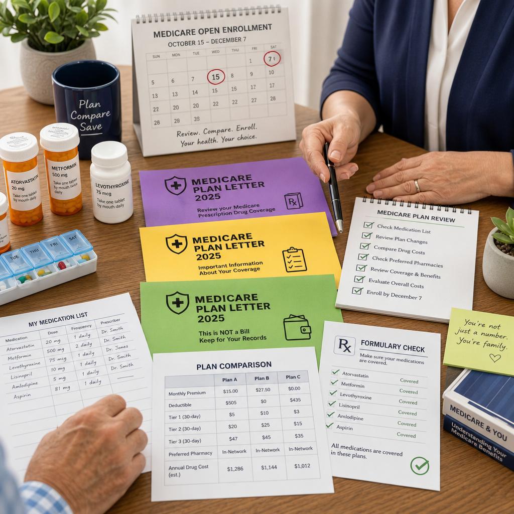 Purple Yellow And Green Medicare Letters In 2026