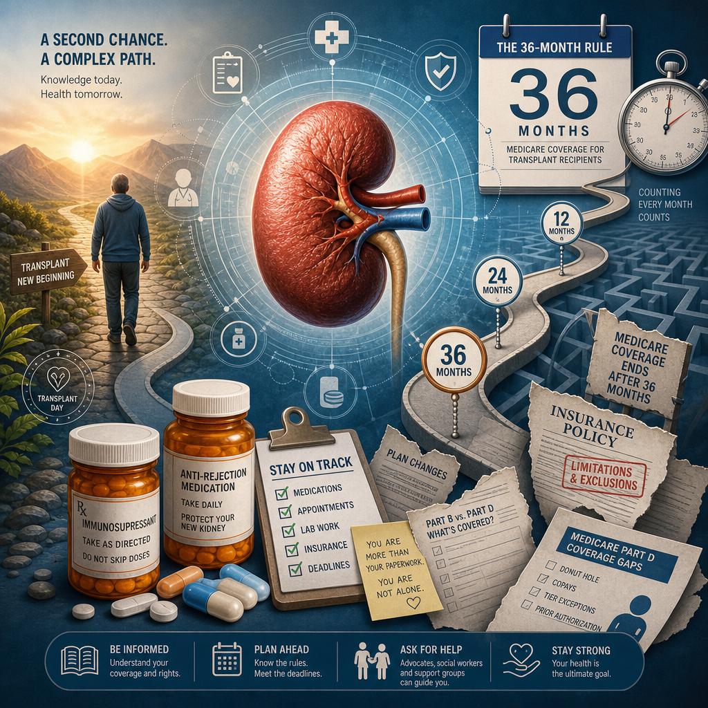 The 2026 Kidney Transplant Drug Coverage Cliff Medicare Beneficiaries Should Plan Around