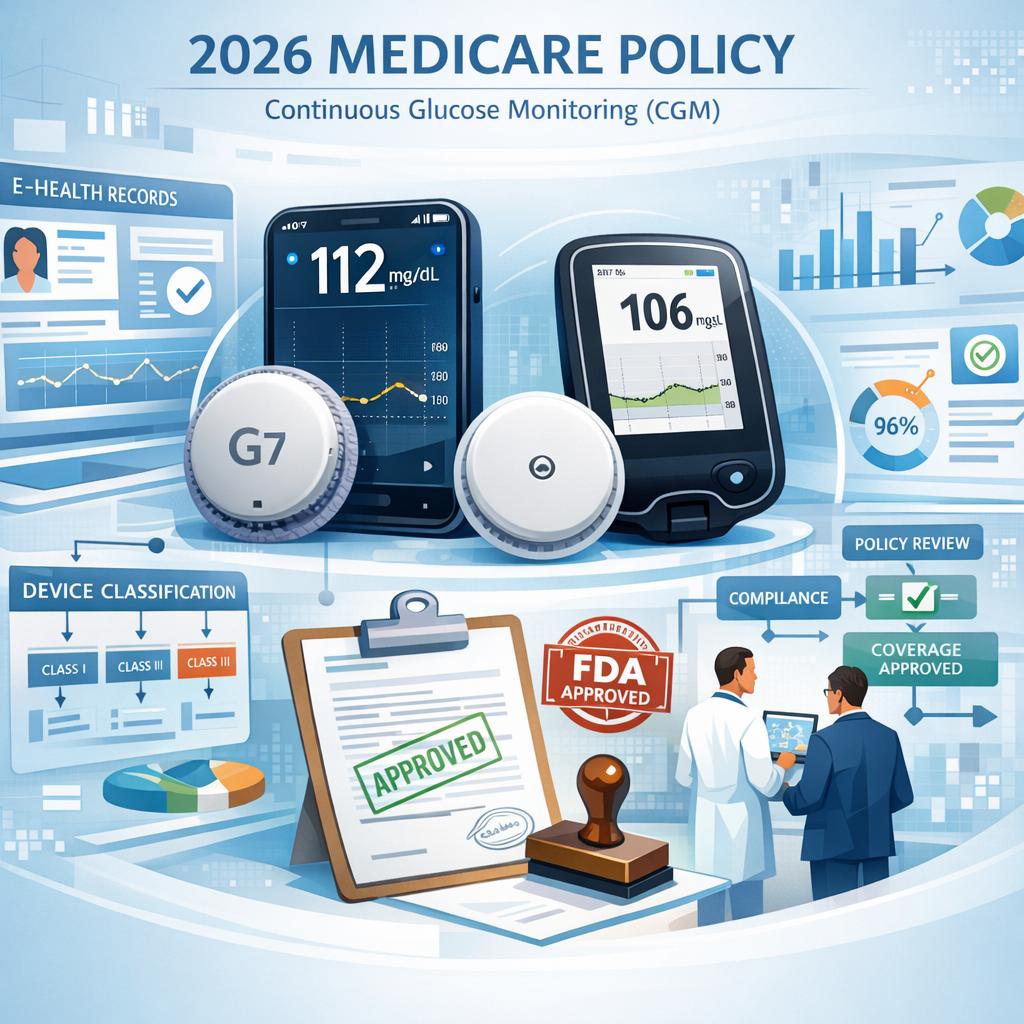 Confirmed Coverage Codes for Diabetes Continuous Glucose Monitoring in 2026 Medicare