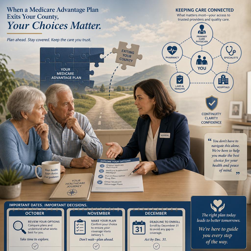 When Your Medicare Advantage Plan Leaves Your County In 2026