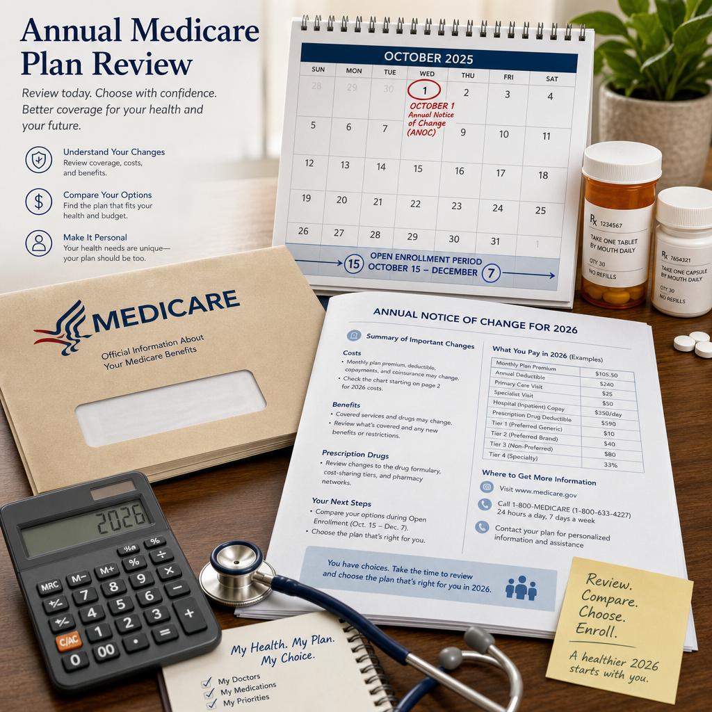 How To Read Your 2026 Medicare Annual Notice Of Change Before It Costs You
