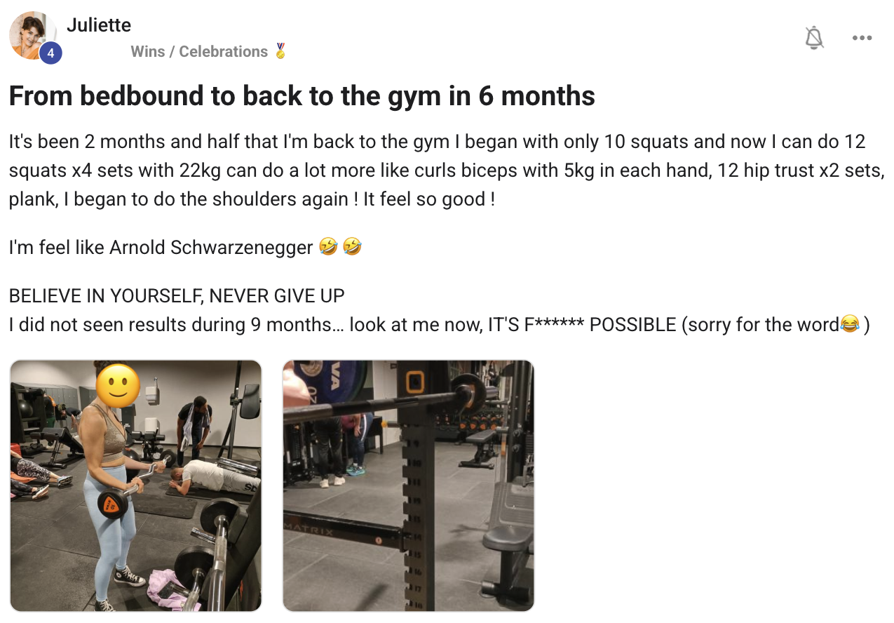 Member win - exercise