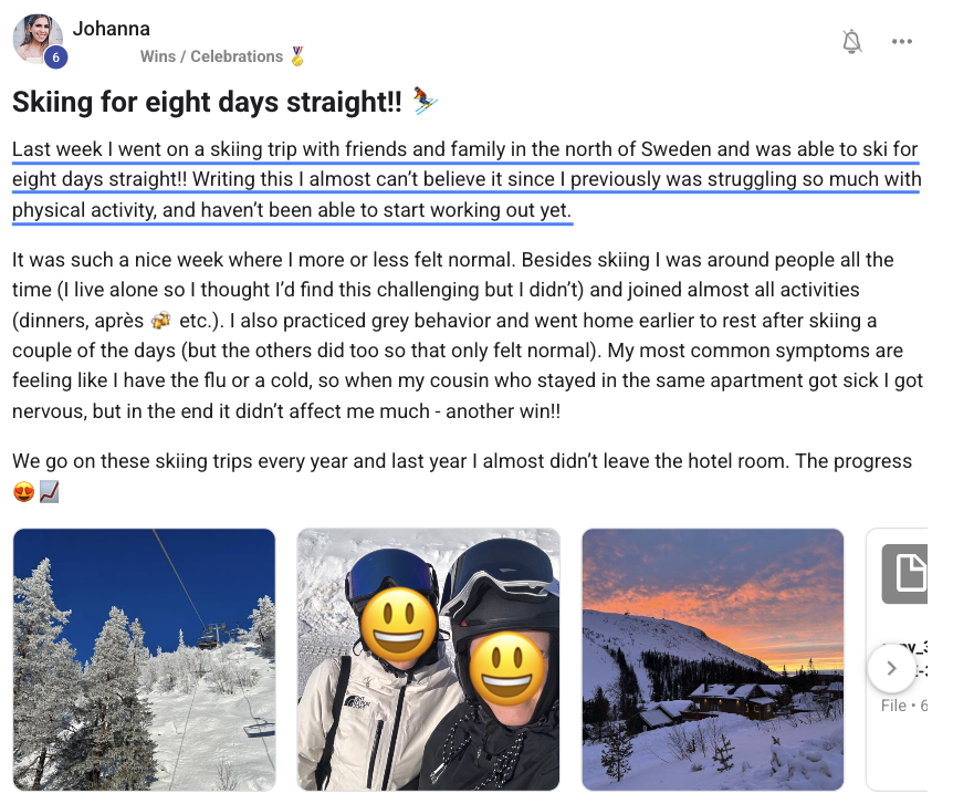 Member win - exercise