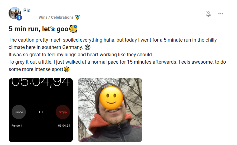 Member win - exercise