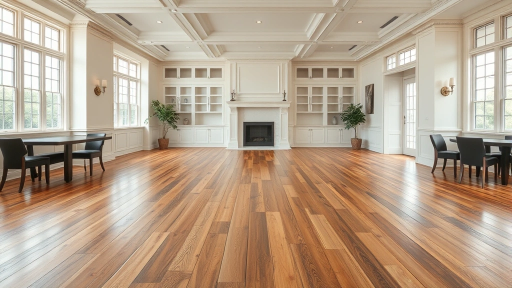 Flooring installation in a modern home in Ann Arbor, MI.