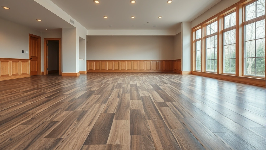 Flooring installation in a modern home in Dexter, MI.