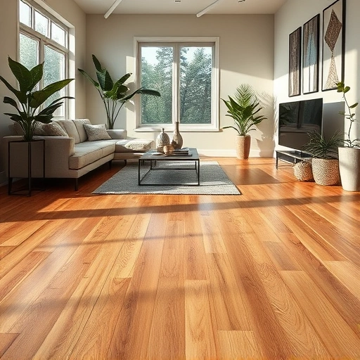 Perfectly installed oak flooring in Green Oak Township MI with rich wood grains and contemporary decor.