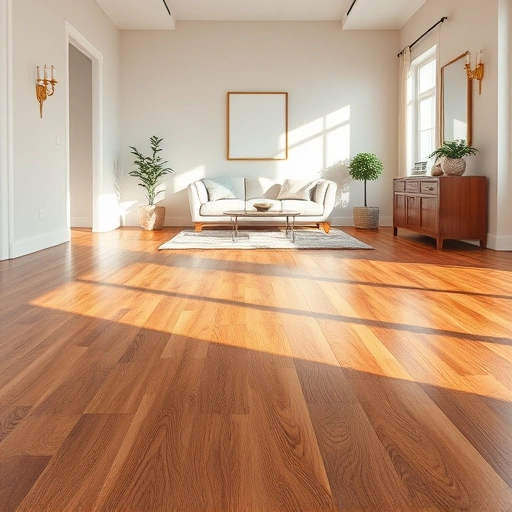 Beautifully finished hardwood flooring in a stylish Washtenaw County room with natural lighting and elegant decor.