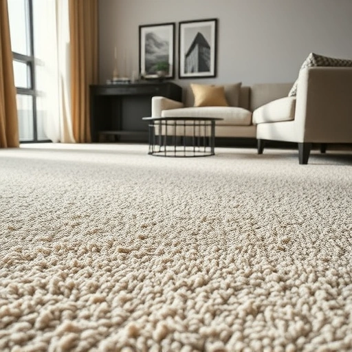 Carpet patch repair in Ann Arbor MI highlighting seamless integration and expert craftsmanship in a modern living space.