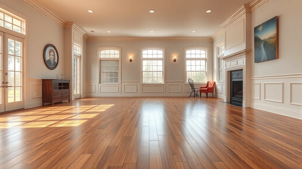 Flooring installation in a residential home in Superior Township, MI.