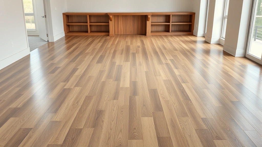 Flooring installation in Livonia, MI showcasing hardwood and carpet options.