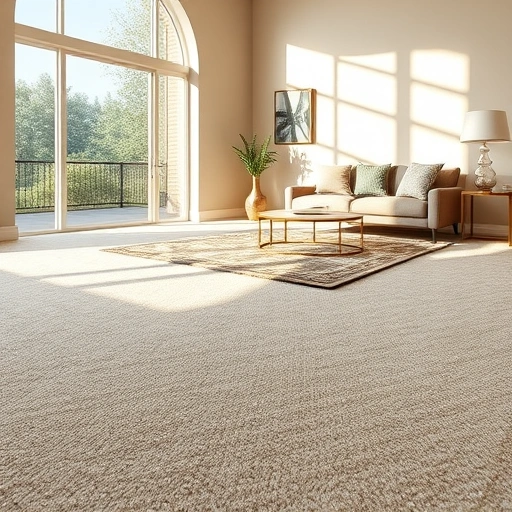 Elegant living room in Ann Arbor with soft carpet, stylish area rug, natural light, and tasteful decor accents.
