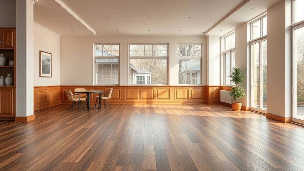 Flooring options displayed in a showroom located in Milford, MI.