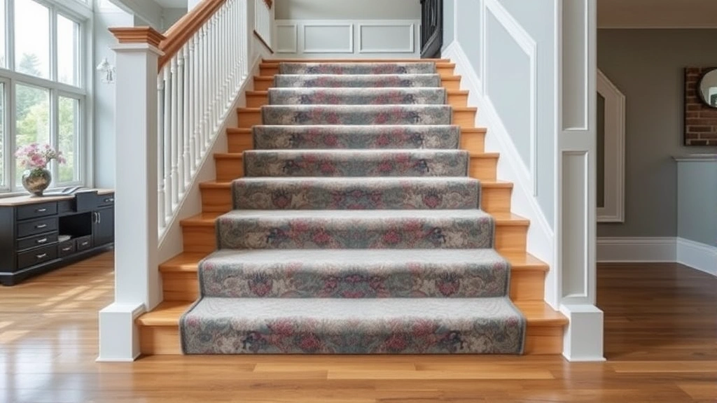 Custom Stair Runners projects in Ann Arbor MI showcasing various designs and materials for home interiors