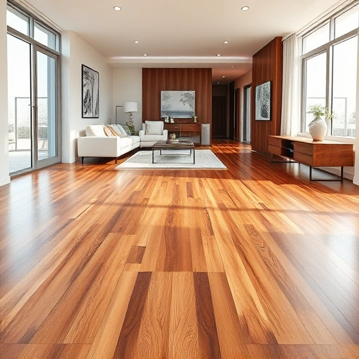 Perfectly installed hardwood and tile flooring in a modern Novi MI living space with stylish decor and warm ambiance.