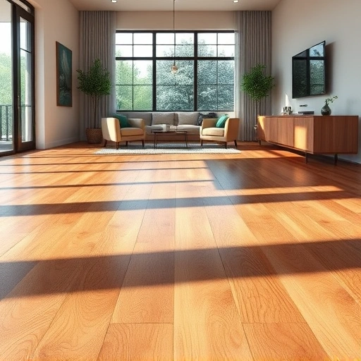 Stunning hardwood flooring installation in Green Oak Township MI highlighting rich oak tones and intricate grain patterns.