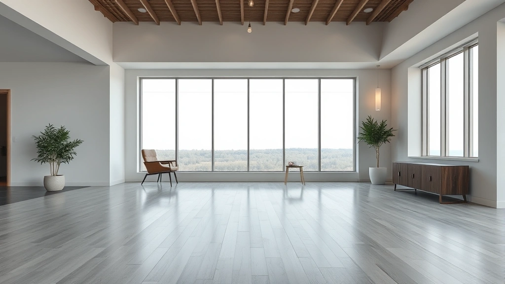 Flooring options displayed in a showroom in Plymouth, MI.