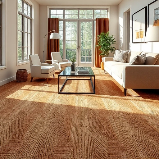 A beautifully arranged living room in Wixom, MI features rich textured carpet, modern decor, and natural light.