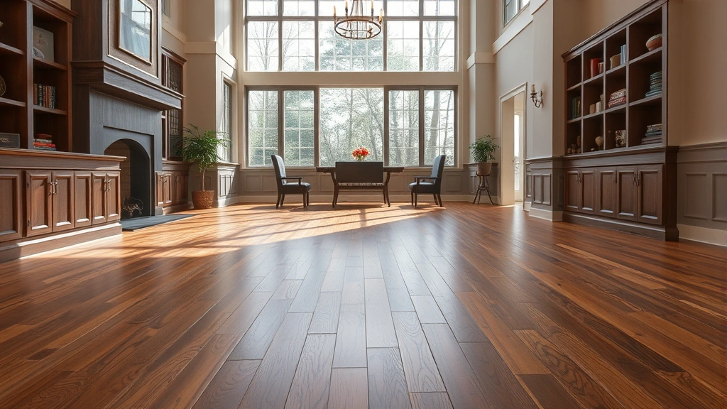 Flooring options displayed in a showroom in Canton, MI.