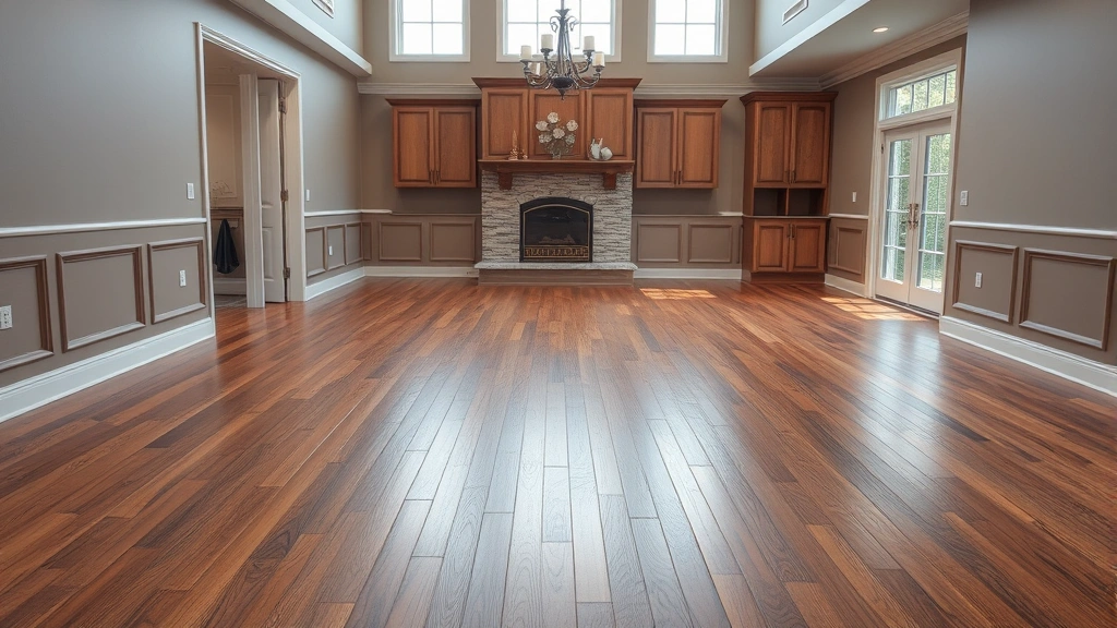 Flooring installation in a modern home in Lyon Township MI with stylish design elements.