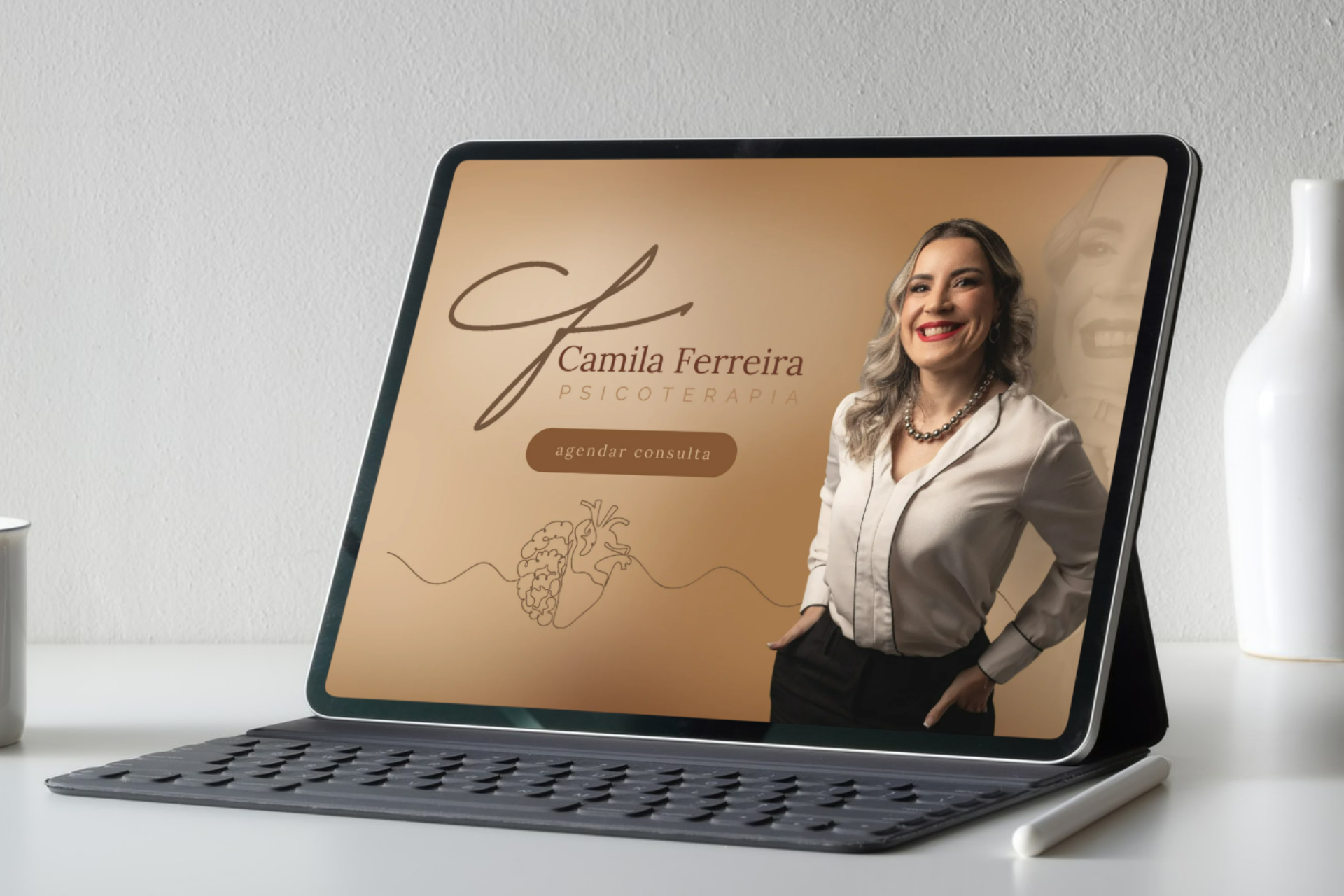 Site e redes sociais