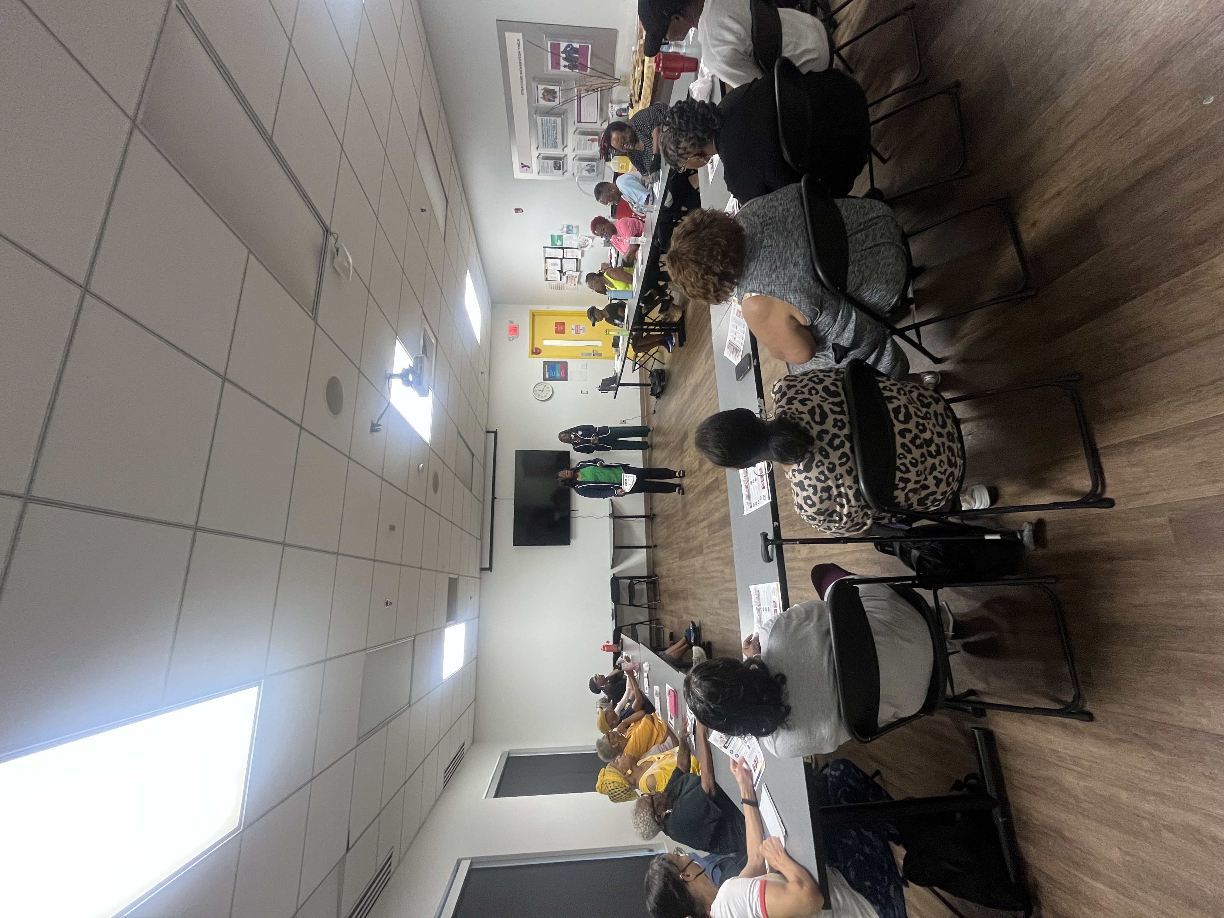 Community financial education event with Tinisha and a Dominion professional, view 4