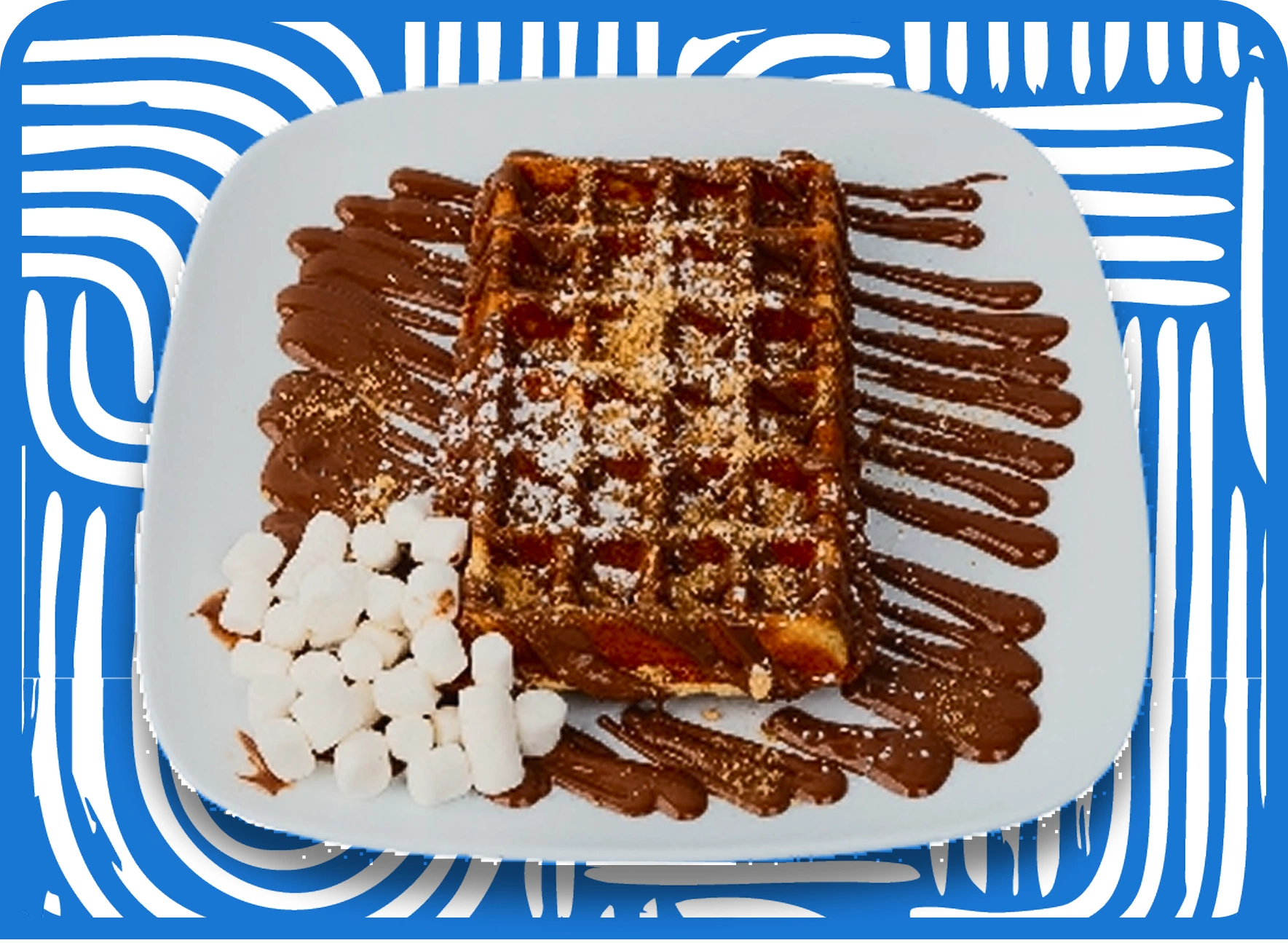 S'mores Waffles | Aruba Café