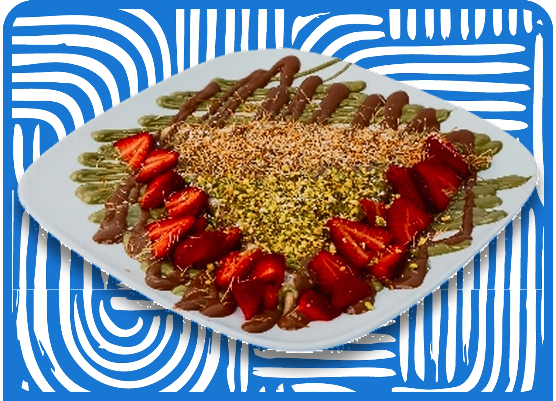 Dubai Chocolate Crepe | Aruba Café