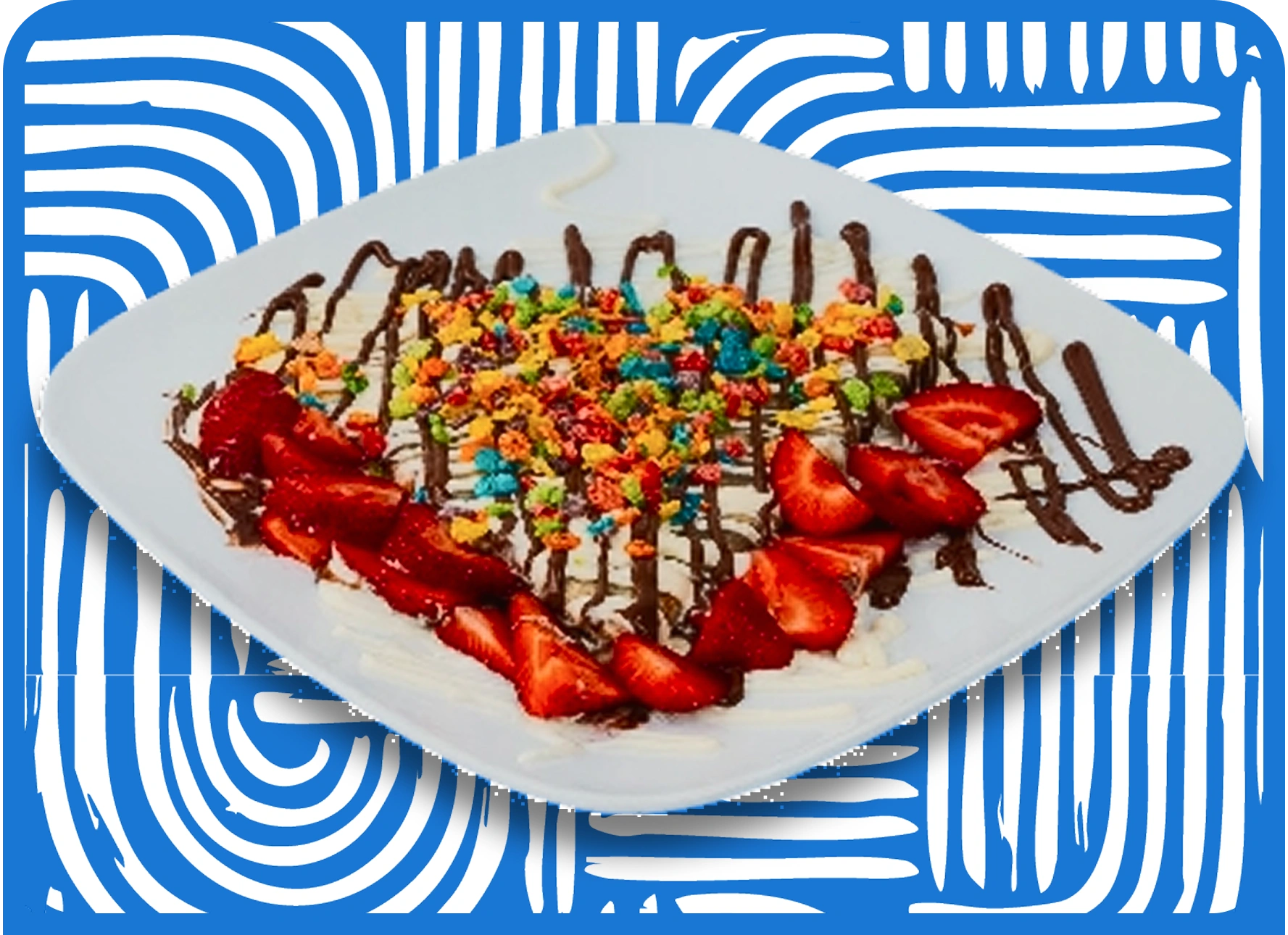 Fruity Pebbles Crepe | Aruba Café