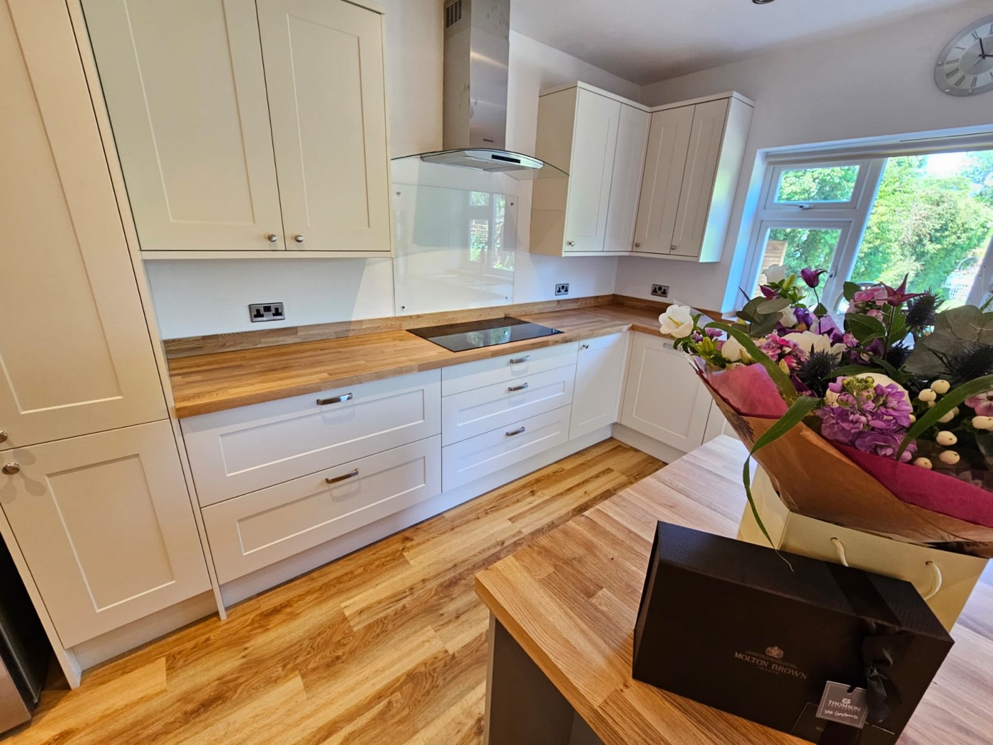 Classic shaker kitchen with painted cabinetry