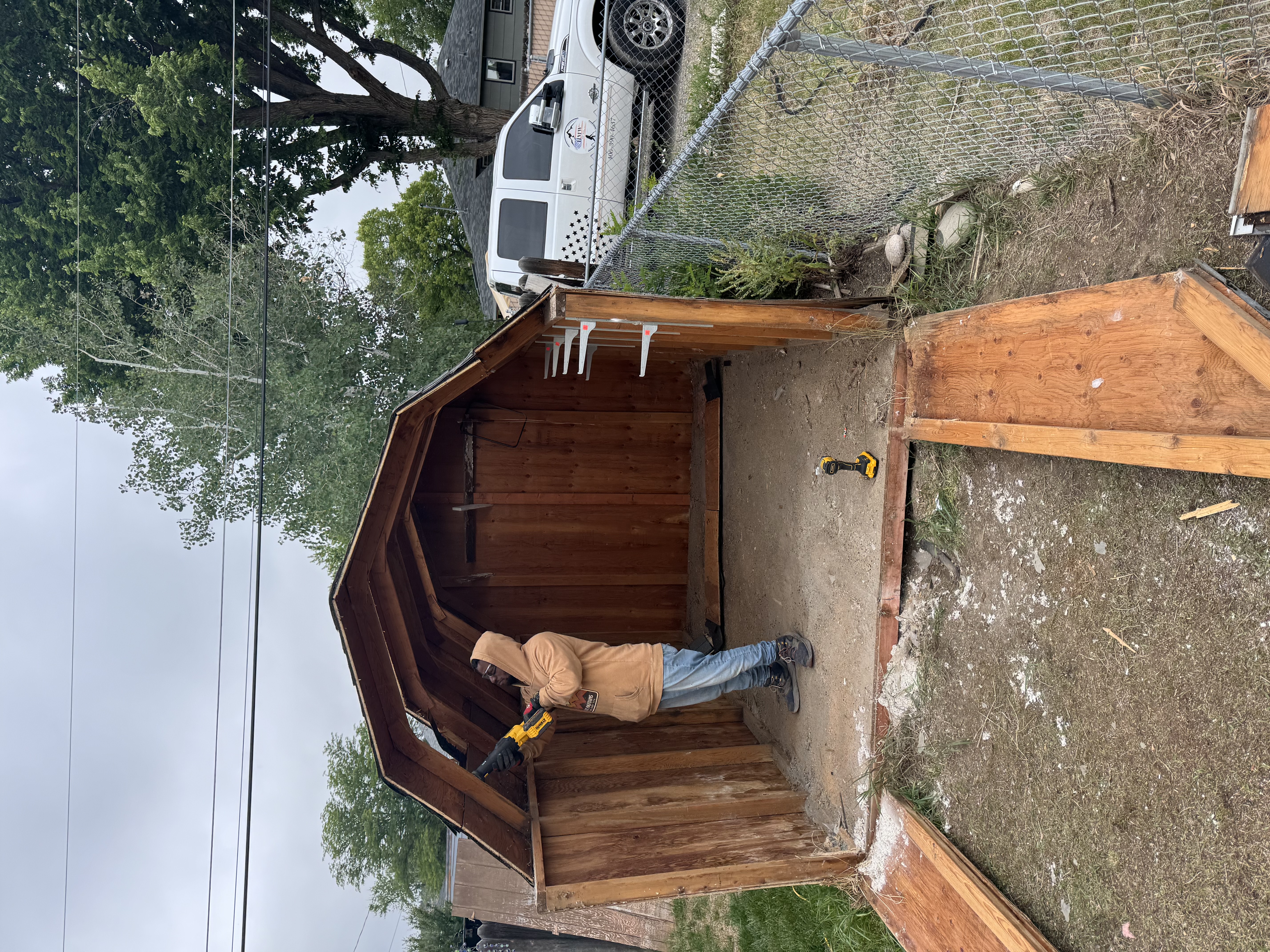Shed demolition Billings MT — backyard shed removal