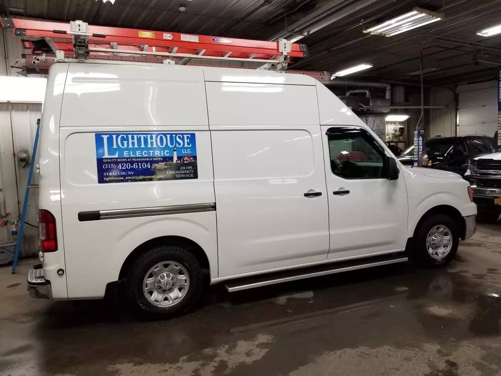 Lighthouse Electric work van