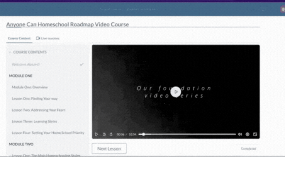 Homeschool animation