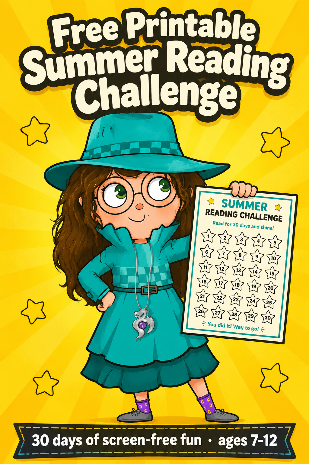 Free printable reading challenge