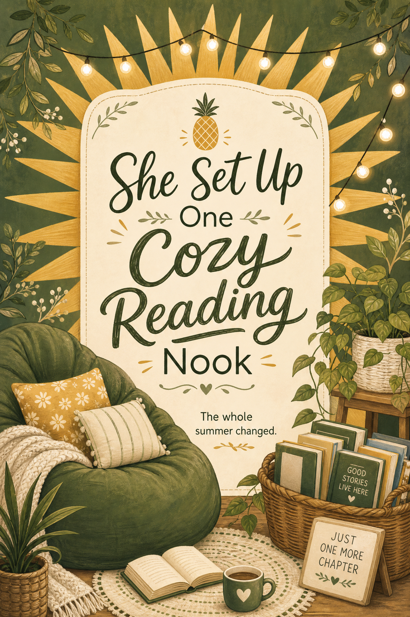 One cozy reading nook