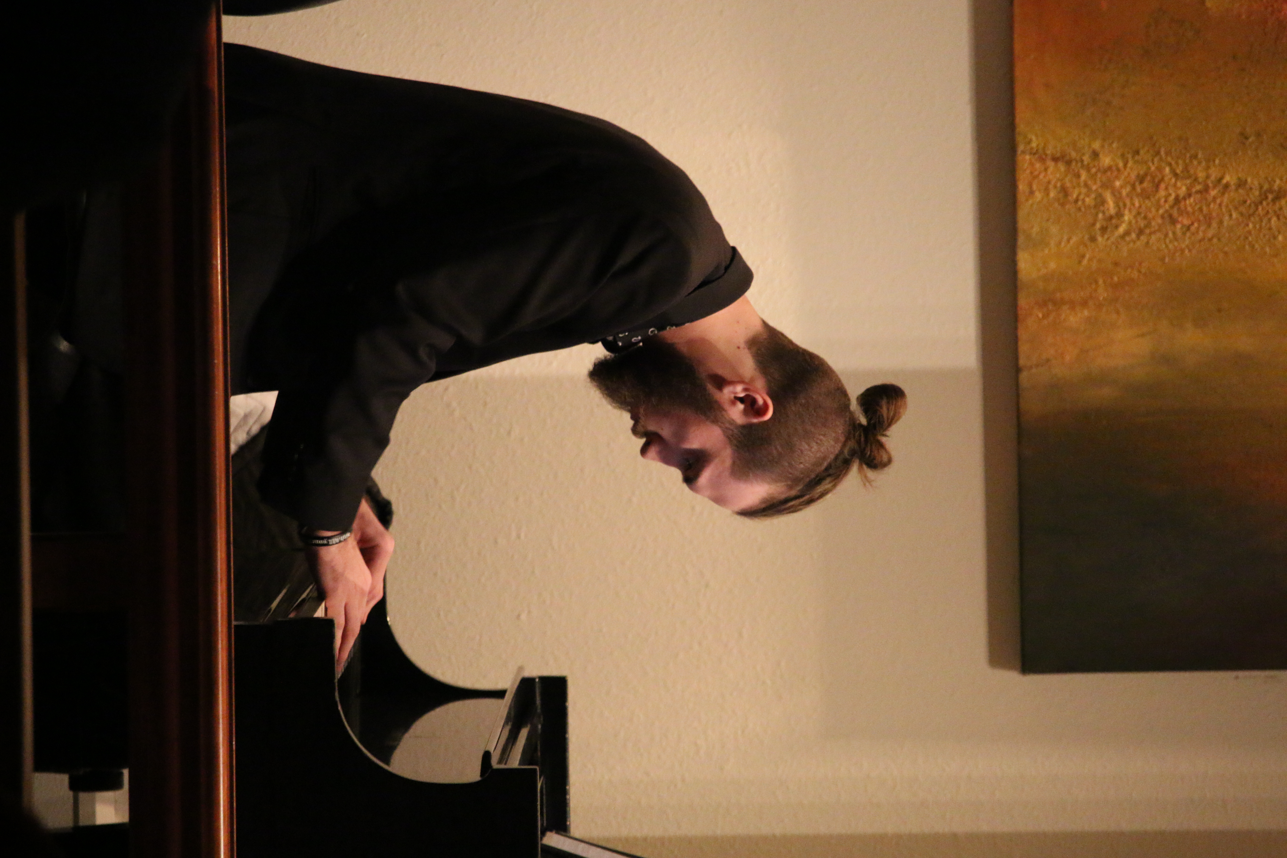 Jordan Green at the piano