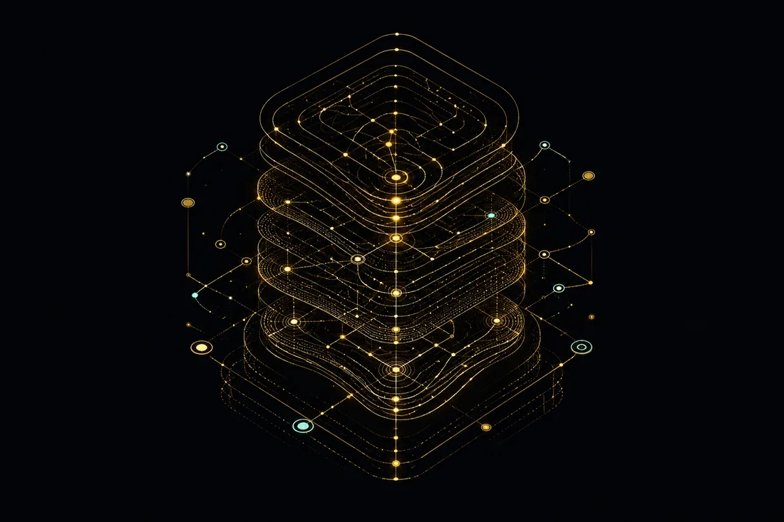 Connected data layers representing a personal credit profile