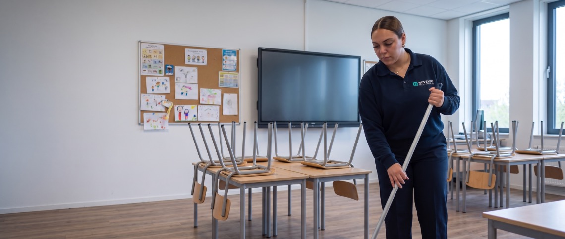 Novento facilitaire dienstverlening school Zuid-Holland