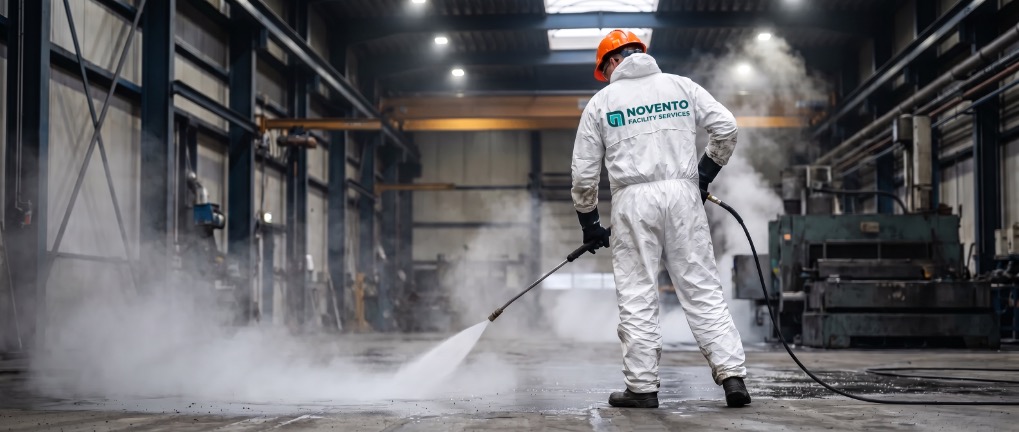 Novento specialist reiniging industriële hal