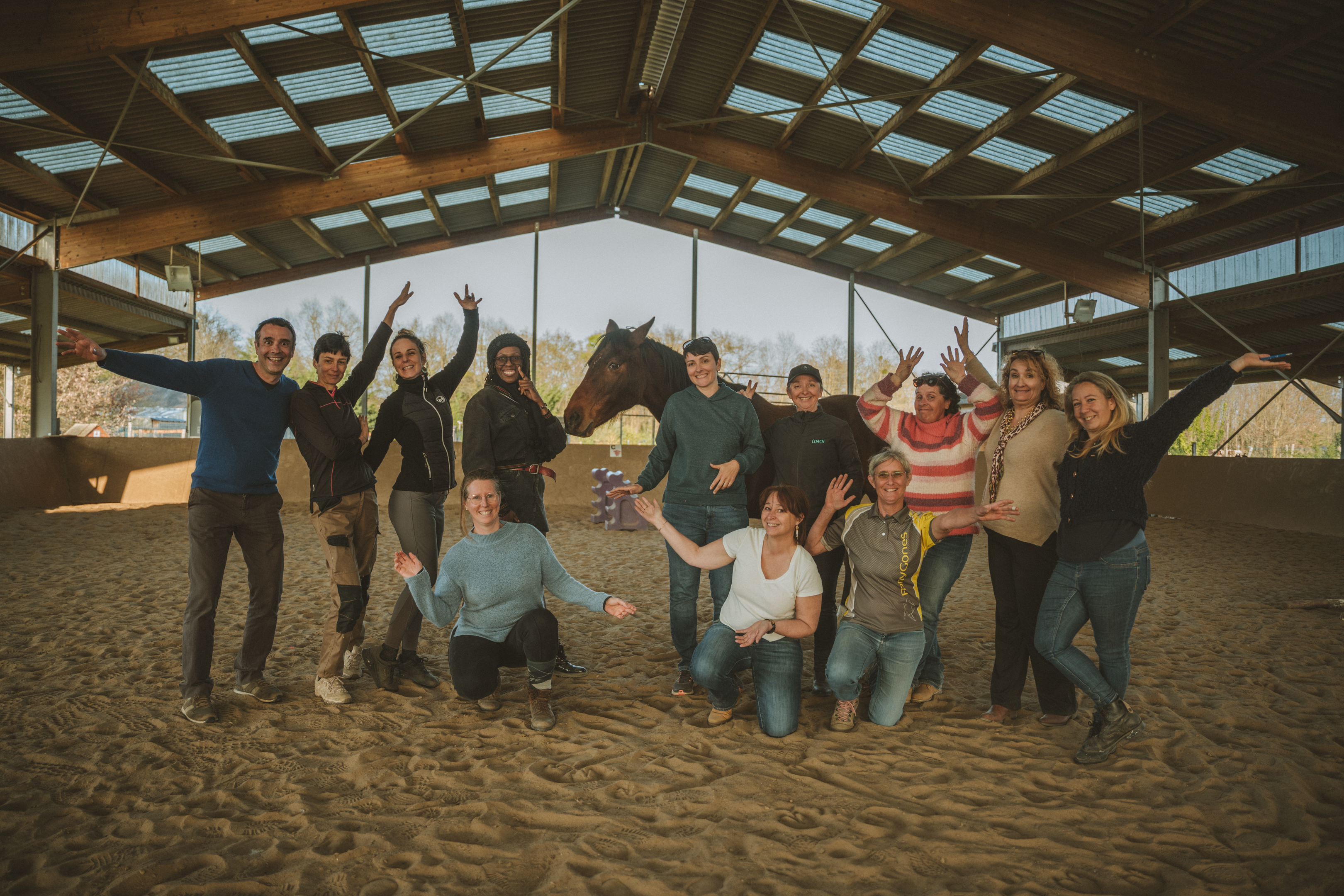 Journée team building avec les chevaux