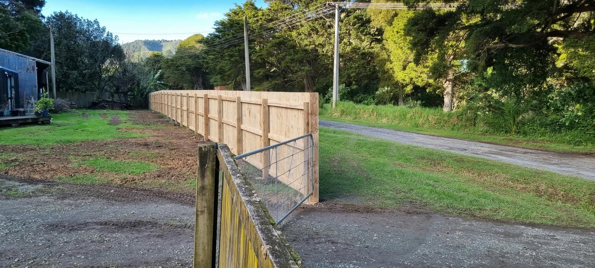 General Maintenance - Storm damaged fence replacement.