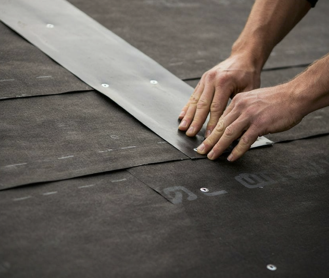 Roof underlayment and flashing installation, Okatie SC