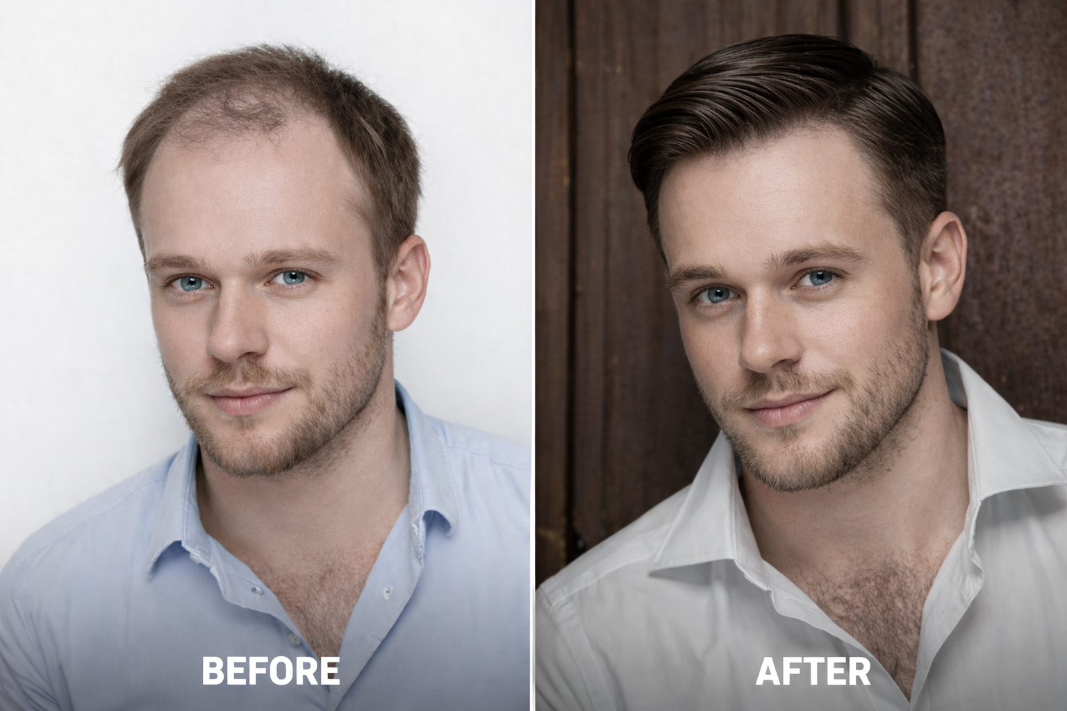 Men’s hair system consultation at Trendsetter Hair Clinic Kingston