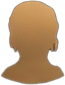 Character silhouette icon